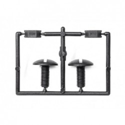 Plastic Screw M6x1.0mm x2 pcs