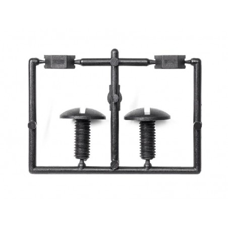 Tornillos plasticos ajuste carroceria soporte trasero x2 uds.
