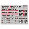 Hoja pegatinas Infinity IF18 (Negro)