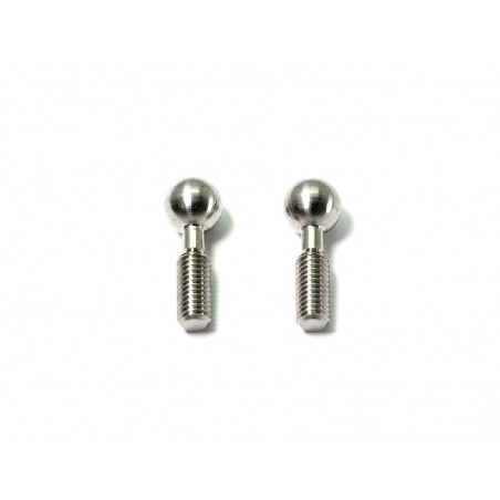 Ball Screw Titanium 8.5mm Narrow x2 pcs