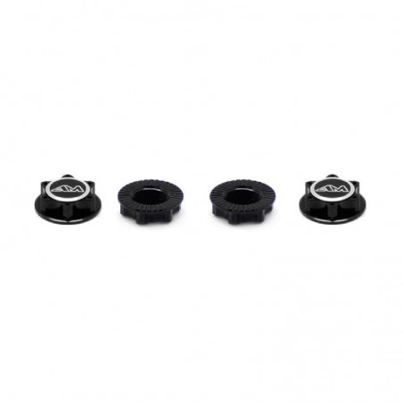 AM-030005-B - Tuercas ruedas 17mm 1/8 Off Road Alu. Negro x4 uds.