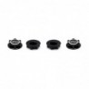 AM-030005-B Aluminum 1/8th Wheel Nuts Closed End Black