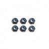 M3 Nylon Nut Thin type Black x6 pcs