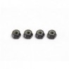 M4 Nylon Nut Black x4 pcs
