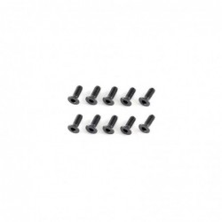 Flat Head Hex Socket Screw M2x6mm x10 pcs