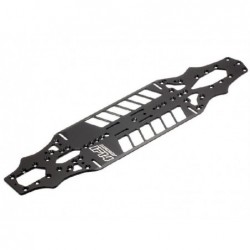 T109 - Aluminum FLEX Main Chassis 2mm Blcak