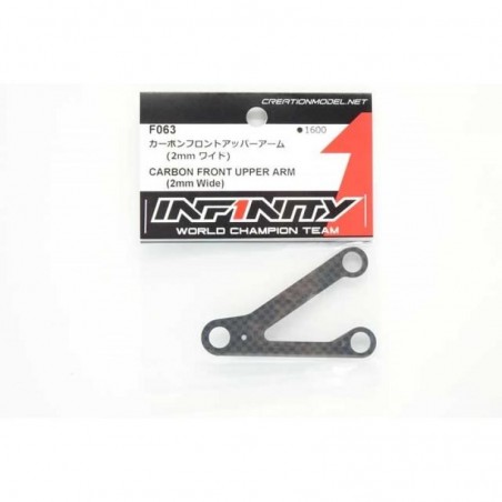 Trapecio superior delantero Carbono (+2mm ancho) x1 ud.