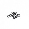 F067 - Ride height adjust Aluminum Washer 1mm Black x10 pcs