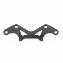 Front bumper upper plate Carbon