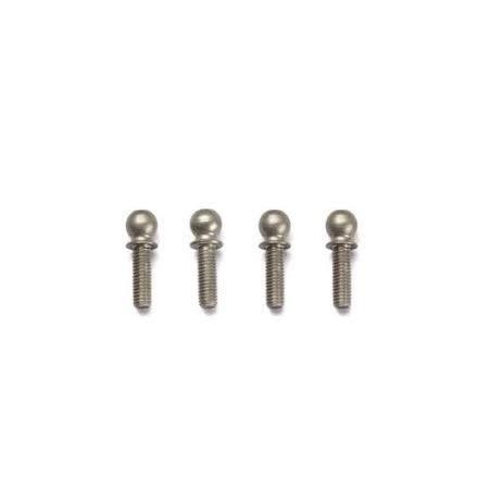 Aluminum Ballend 4.9mm Long x4 pcs