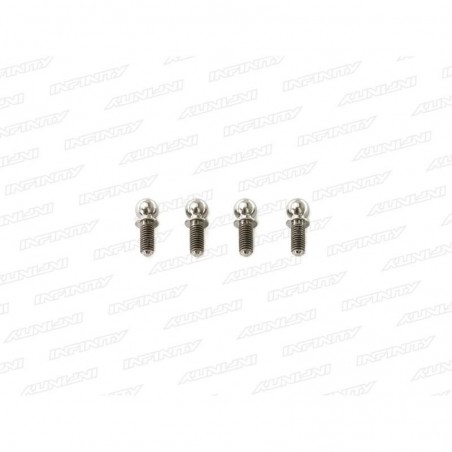T159 - Titanium Ball end 4.9mm Medium x4 pcs