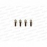 Bola 4.9mm con rosca larga Titanio x4 uds.