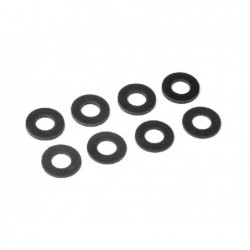 Rubber body mount spacer 8x15mm 1.0 - 1.5mm SMJ 4pcs each