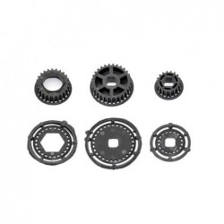 Pulley set A for Front one way and Mid shaft Infinity 1/8 On Road