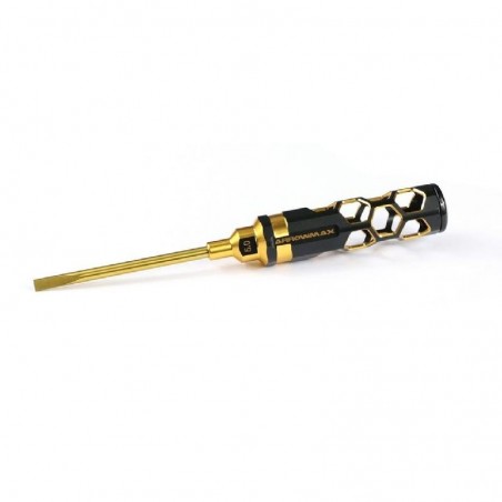 Destornillador plano 5x100mm Arrowmax Black Golden