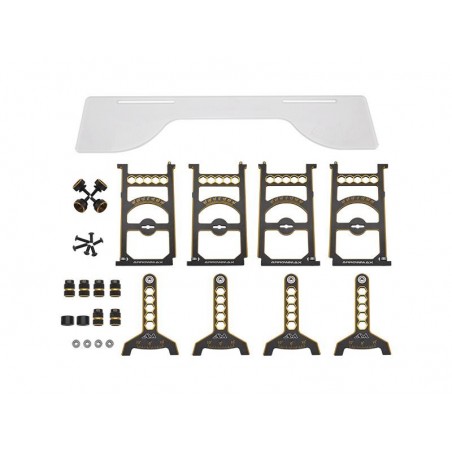 Mesa setup Arrowmax  1/10 Off Road Black Golden Edicion Limitada