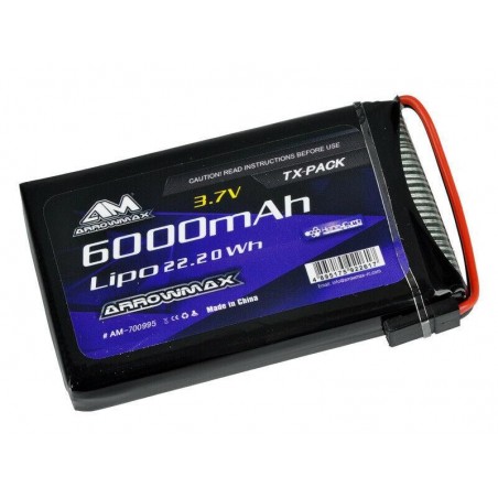 Bateria LiPo 6000mAh 3.7v Arrowmax emisora Sanwa M17