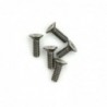 Tornillo allen cabeza avellanada M4x12mm Titanio x5 uds.
