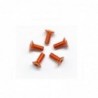 Aluminum allen screw countersunk M3X8mm orange x5 pcs