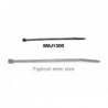 SMJ Slim nylon cable tie Blac x15 pcs