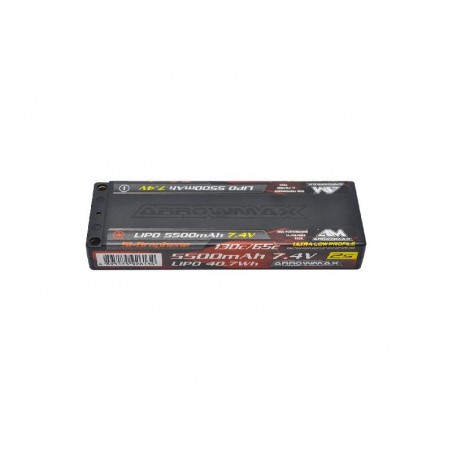 Arrowmax LiPo battery 5500mAh 2S TC 7.4v ULP 130-65C