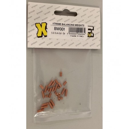 Tornillos de balanceo 0.2 - 0.4 - 0.6 gr Llanta Matrix 1/8 On Road