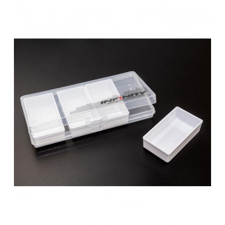 Infinity plastic parts case 82x70x21mm