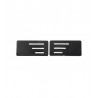 Endplates w/z 0.5mm aleron 1/10 Negro Touring electrico