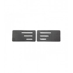 Endplates w/z Carbono 0.8mm aleron 1/10 Touring electrico