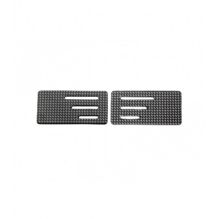 Wing endplate w/z slit Carbon 1/10  0.8mm x2 pcs