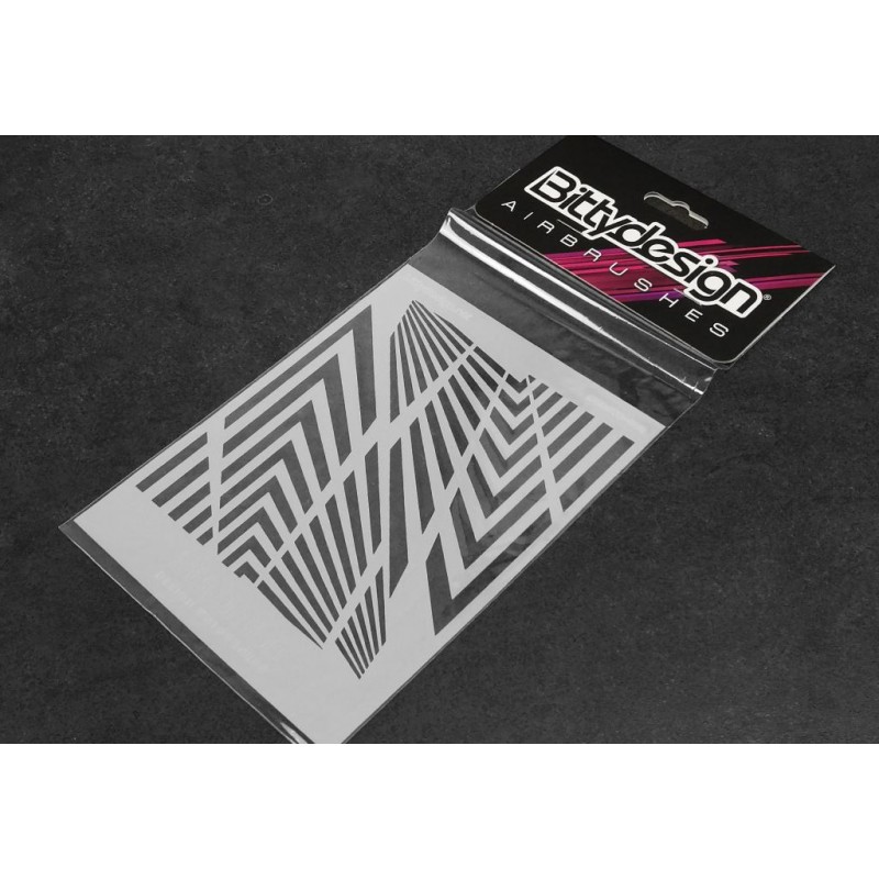 Airbrushing Vinyl stencil Ipnotic V2 Bitty Design