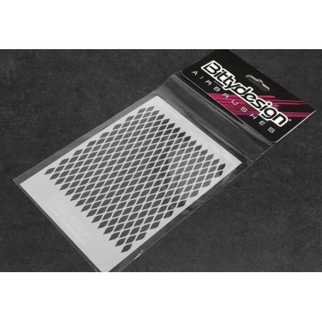 Airbrushing Vinyl stencil Grill Bitty Design