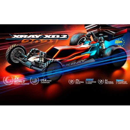 XRAY XB2D'21 1/10 Electric Off Road 2WD Buggy Dirt Edition