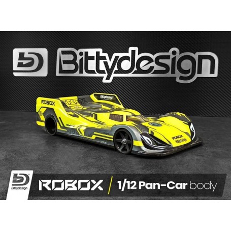 Robox 1/12 Pan Car Light Weight clear body Bitty Design