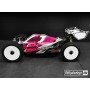 Clear Body Vision Xray XB8e 2020 Electric Pre-cut 1/8 Buggy