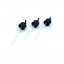 Adapters set universal for any 60ml paint bottle Bitty Design x3 pcs