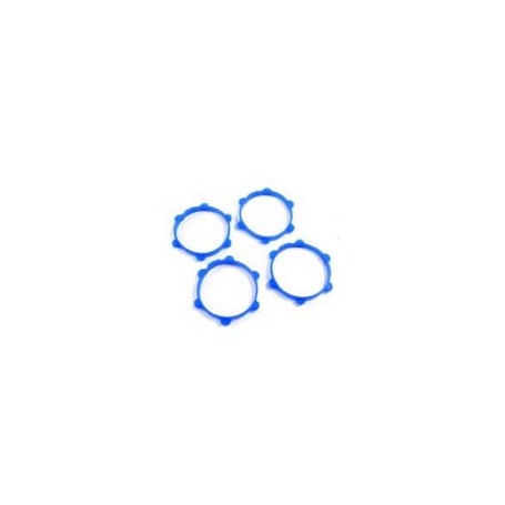 Rubber tires bands Blue 1/10 Fastrax x4 pcs