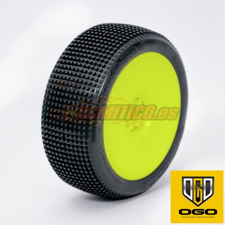 OGO Racing Tires Storm Medium Yellow (Not Glued)