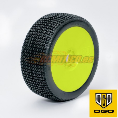 Ruedas OGO Racing Twister Super Soft Amarilla (Sin Pegar)
