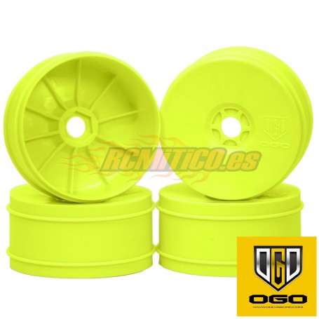 1/8 Buggy OGO Racing Air Wheels Yellow x4 pcs