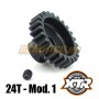 24T mod.1 1/8 Pinion Gear Hardened Steel XTR Racing