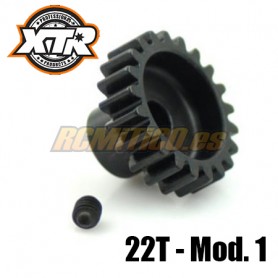 Piñon modulo 1 1/8 22T Acero XTR Racing