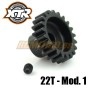 22T mod.1 1/8 Pinion Gear Hardened Steel XTR Racing