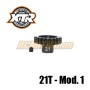 21T mod.1 1/8 Pinion Gear Hardened Steel XTR Racing