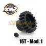 16T mod.1 1/8 Pinion Gear Hardened Steel XTR Racing