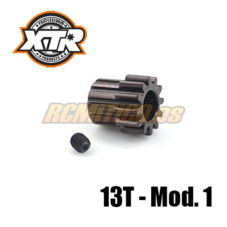 Piñon modulo 1 1/8 13T Acero XTR Racing