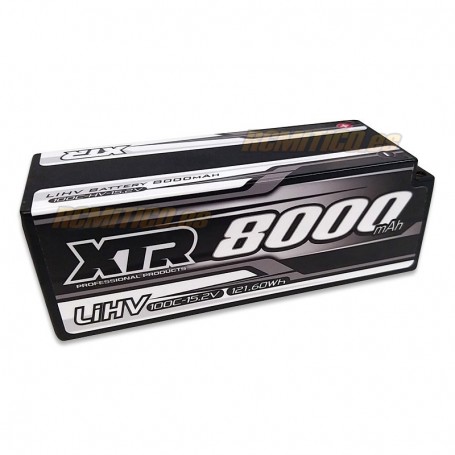 LiPo HV Battery 8000mAh 15.2v XT90 4S 100C XTR Racing