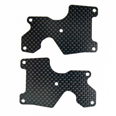 Carbon Fiber Rear lower arm plates 1mm Mugen MBX8R
