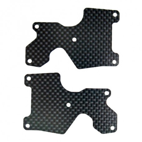 Carbon Fiber Rear lower arm plates 1.2mm Mugen MBX8R