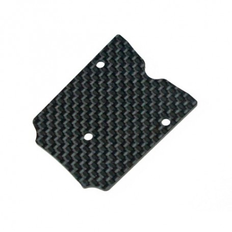 Placa Carbono soporte de aleron Mugen MBX8R